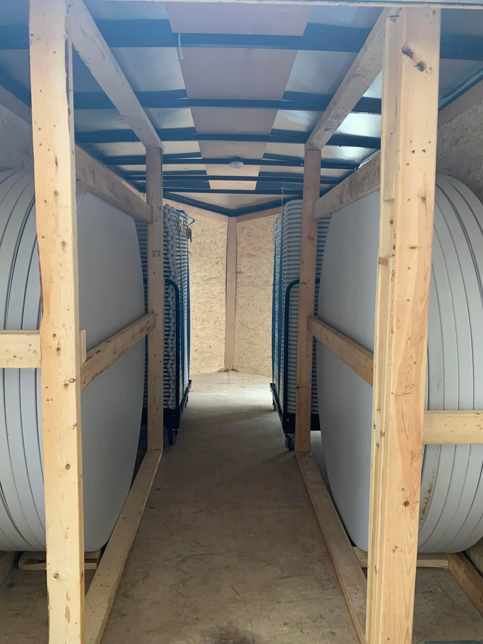 Event table and chair rental Delaware, OH - 100 white folding chairs and round tables for weddings